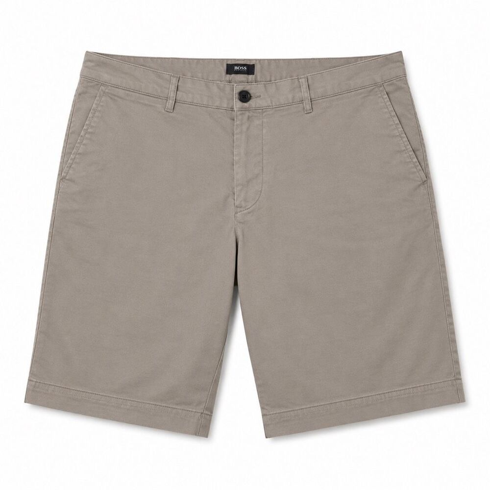 Hugo Boss Men’s Chino Shorts Taupe Gray Size 38R